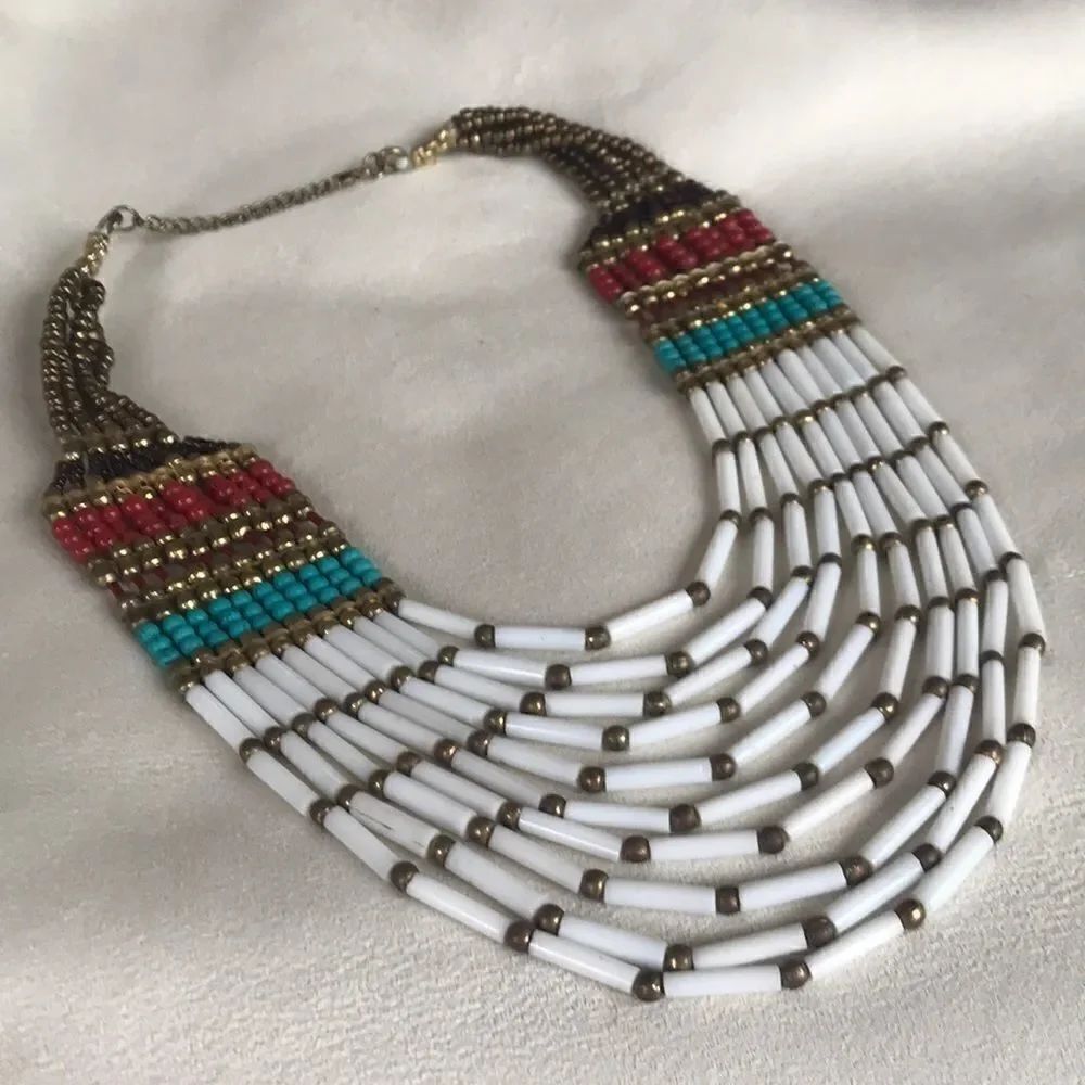 Beautiful Indian Beaded Necklace!!